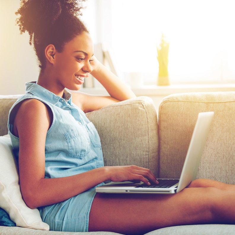 Woman on laptop