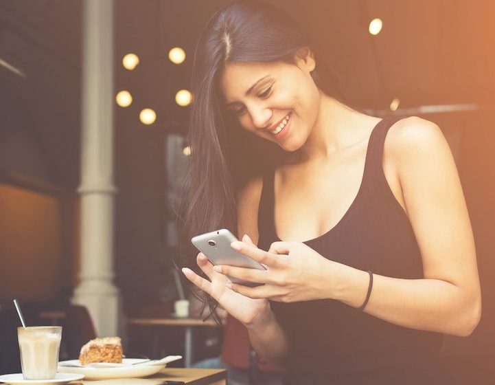 Woman on cell phone