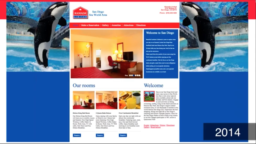 Hotel Website Example 2014